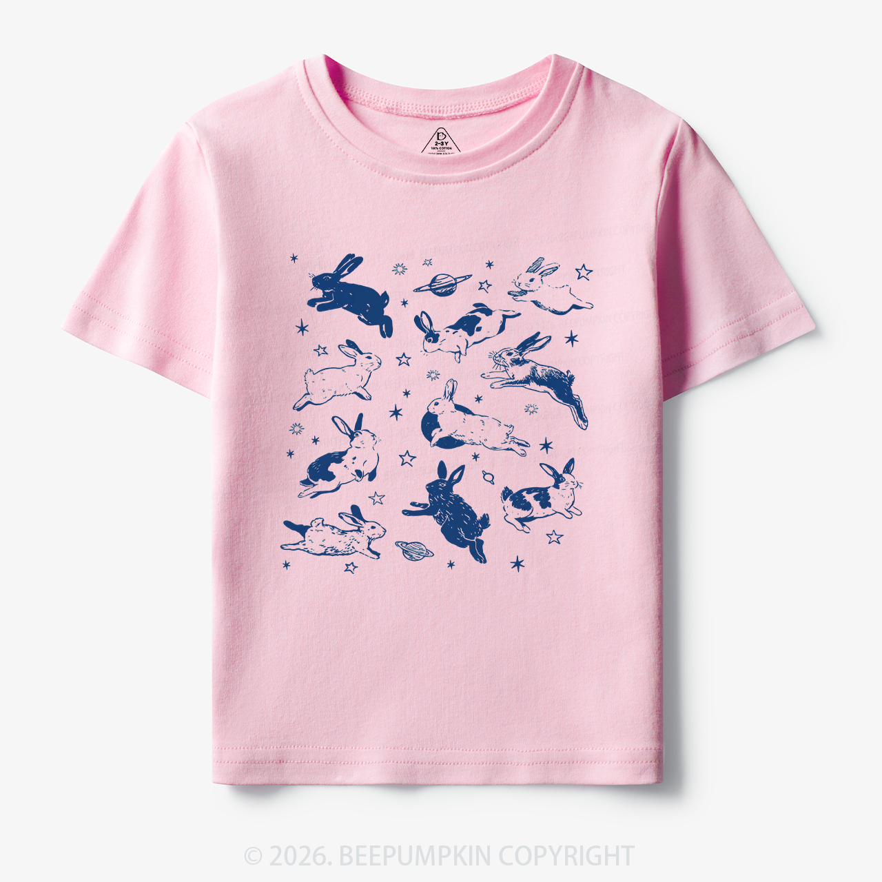 Bunnies in Space Toddler&Kid's Tees