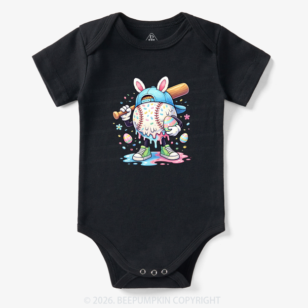Easter Baseball Drip Bodysuit