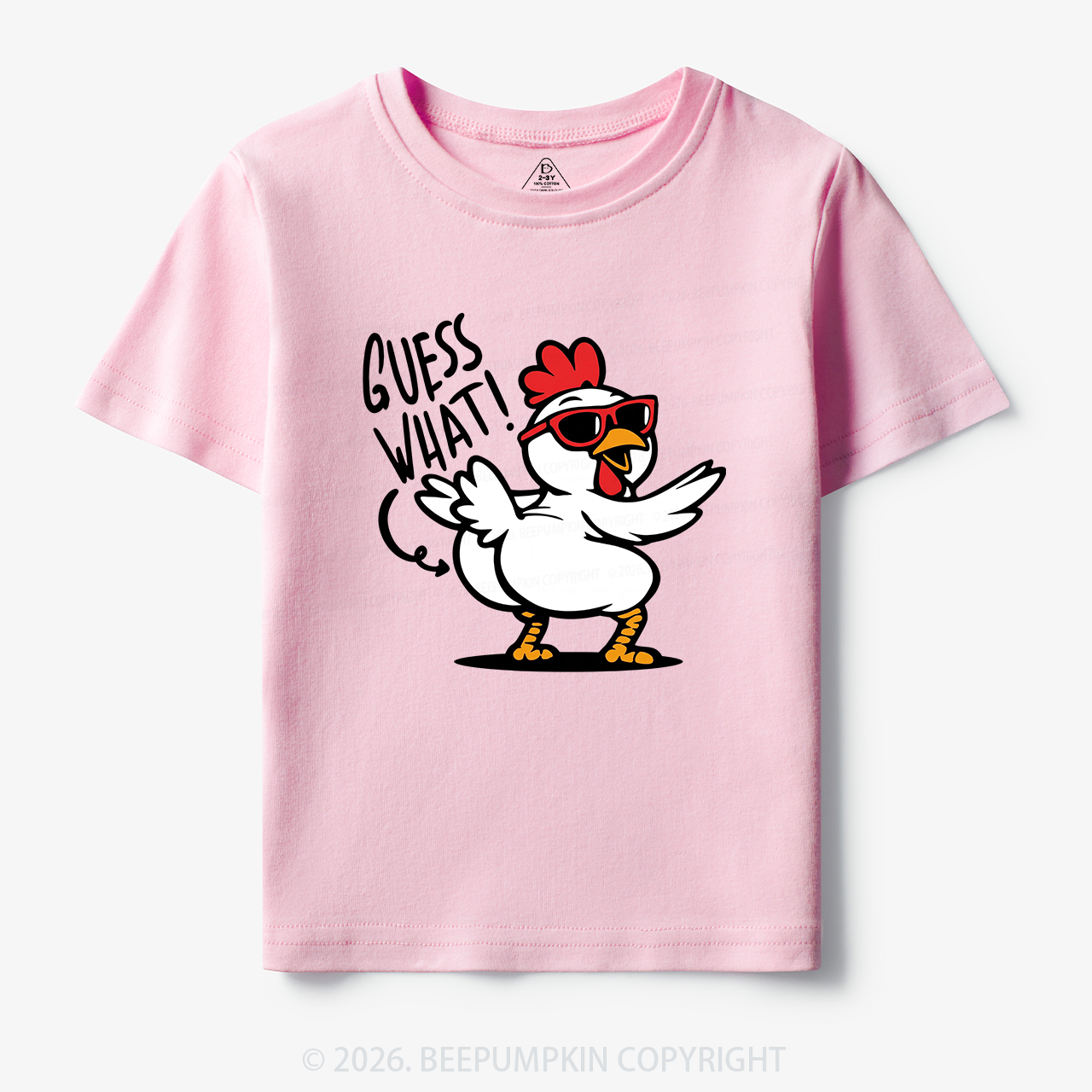 Funny Guess What Chicken Butt Toddler&Kid's Tees