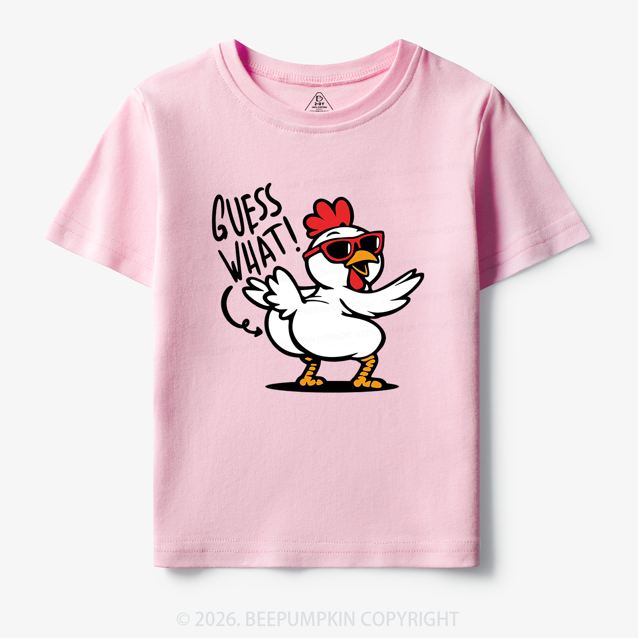 Funny Guess What Chicken Butt Toddler&Kid's Tees
