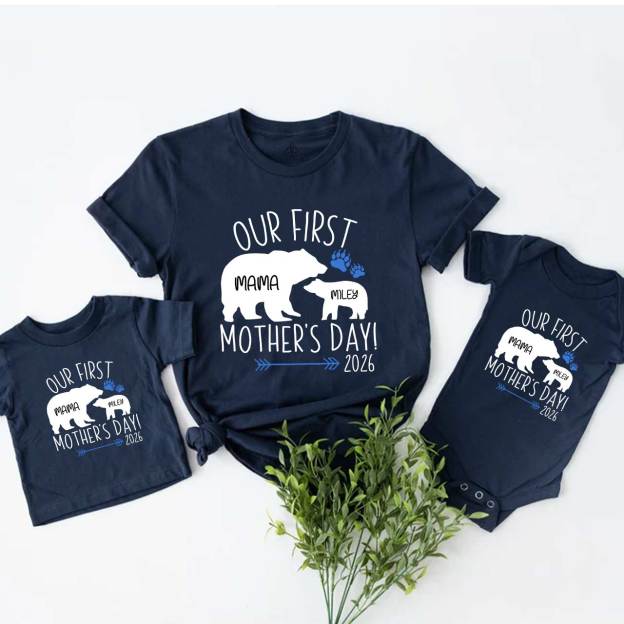 Baby Mom Bear Adult&Kids Shirt