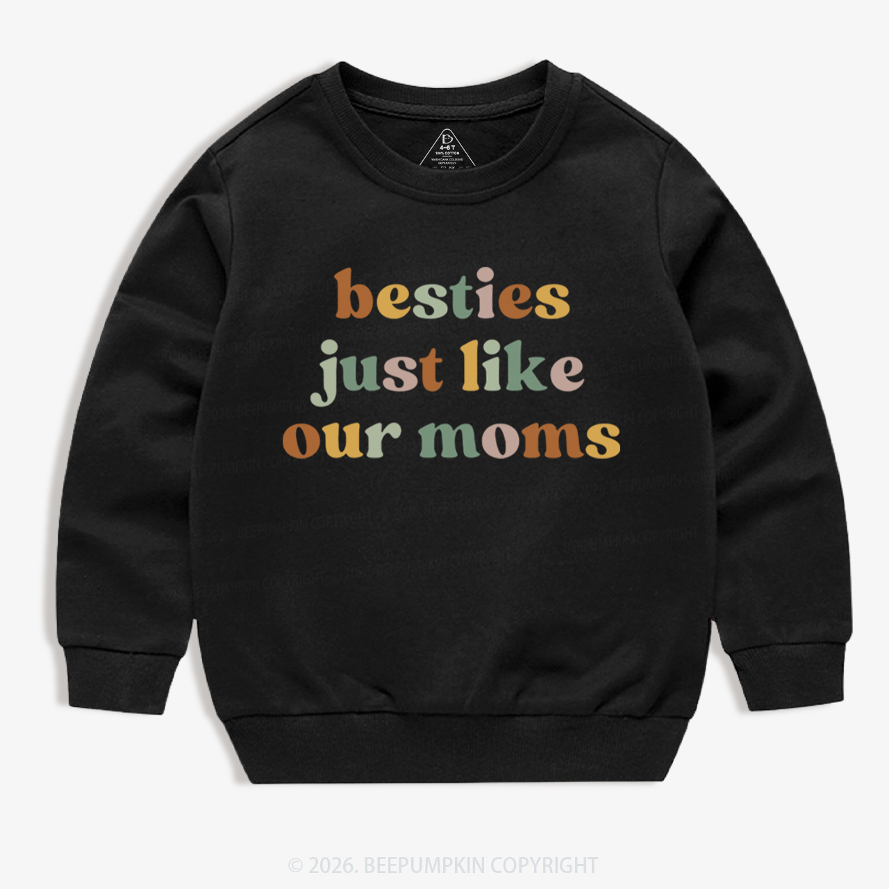 Besties Just Like Our Moms Kid's Sweatshirt