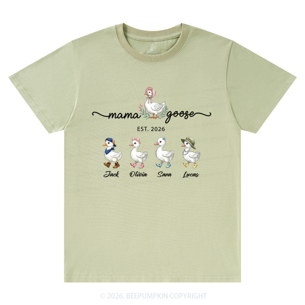 Personalized Mama Kids Names T-Shirts