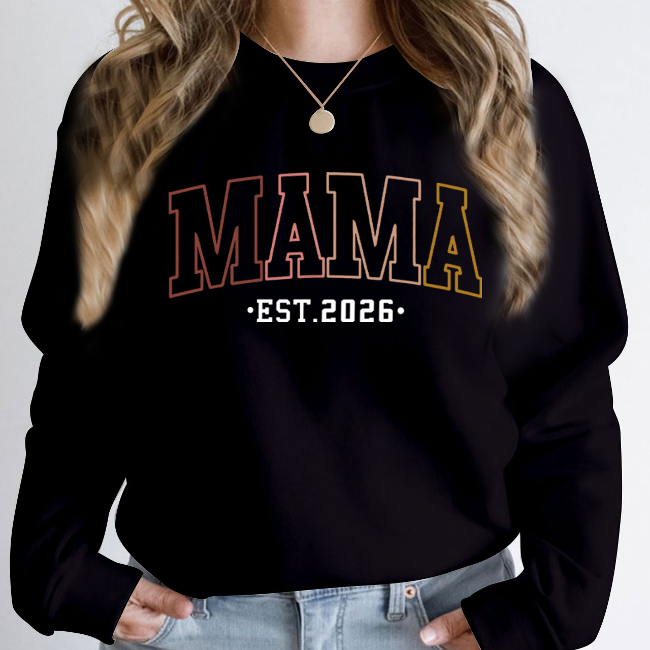 Personalized Mom Life Sweatshirt