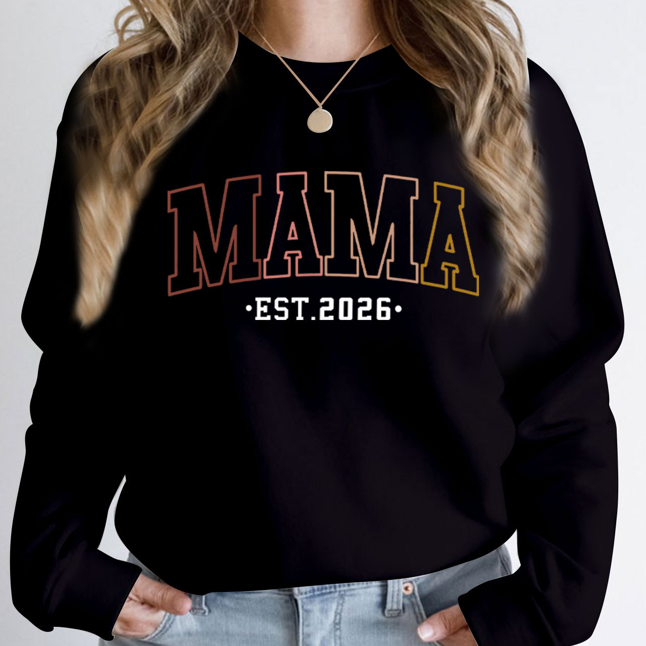Personalized Mom Life Sweatshirt
