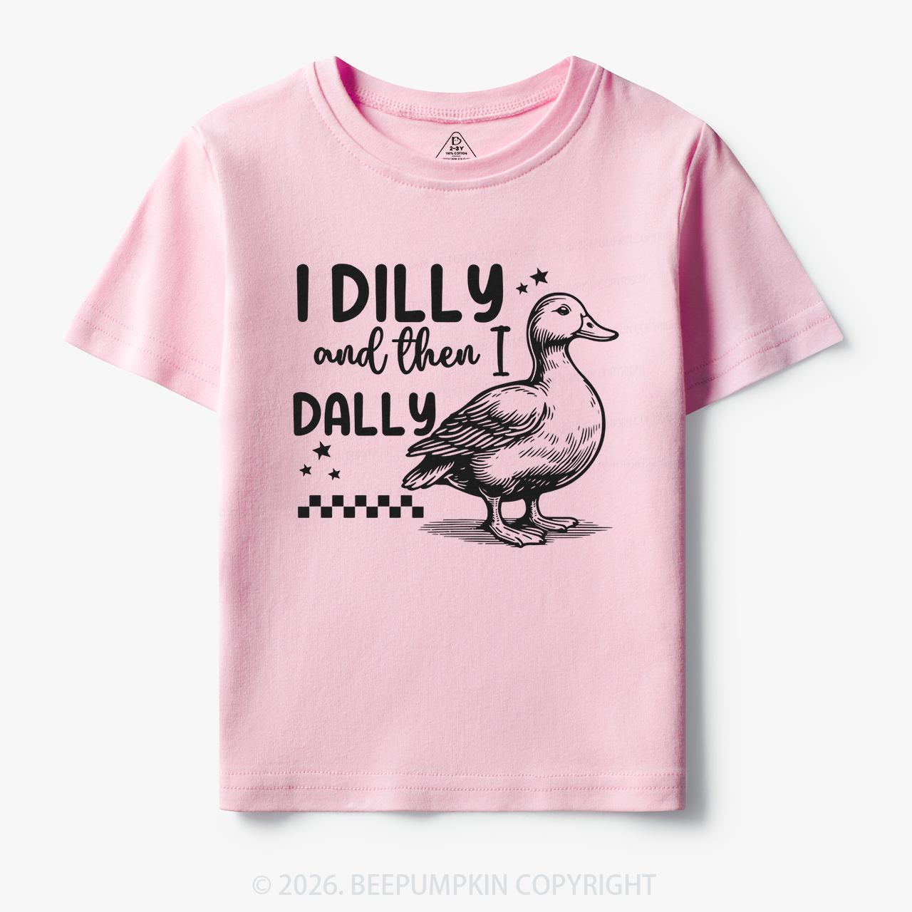 I Dilly And Then I Dally Silly Goose Toddler&Kid's Tees