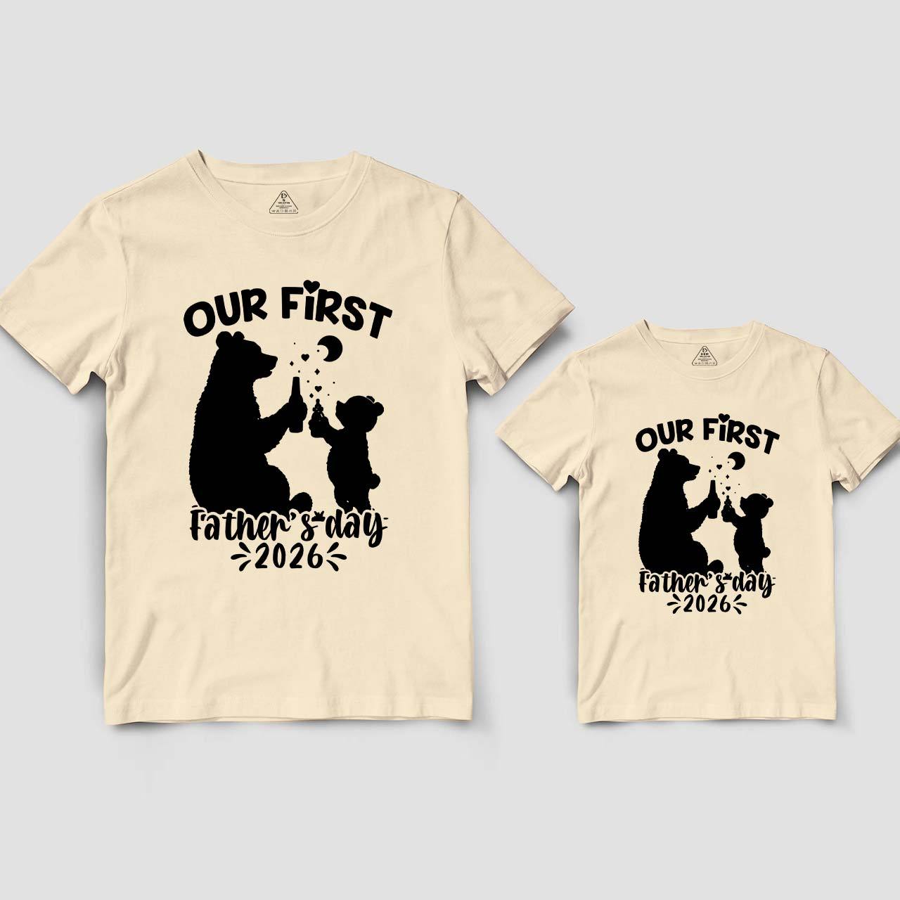 Our First Father's Day Dad&Me Matching Shirts