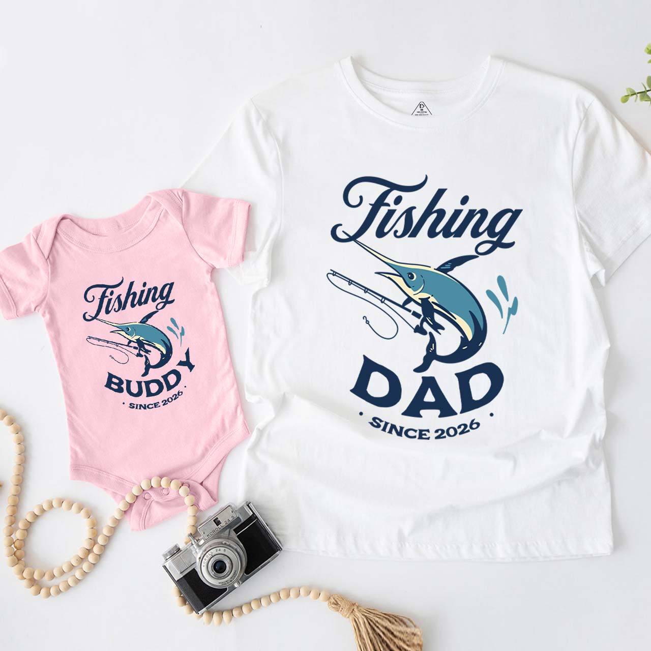 Personalized Fishing Dad&Me Matching Shirts