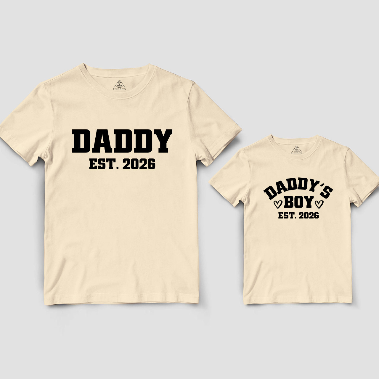 Est Daddy's Boy And Girl Daddy And Me Matching Shirt