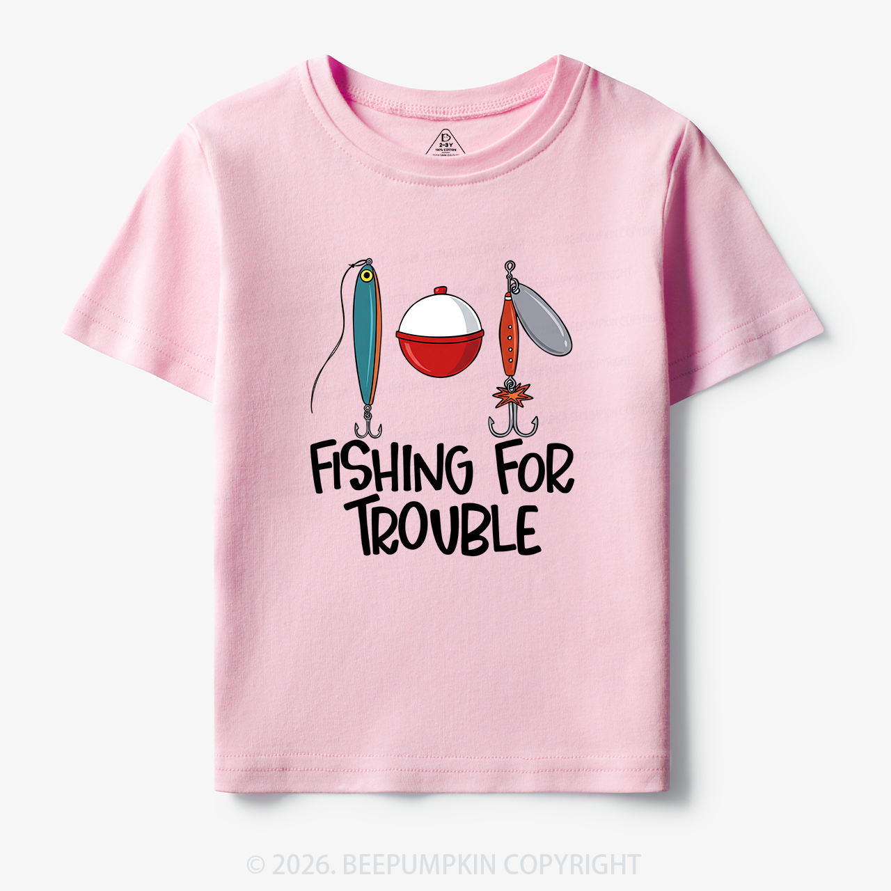 Fishing For Trouble Toddler&Kid's Tees