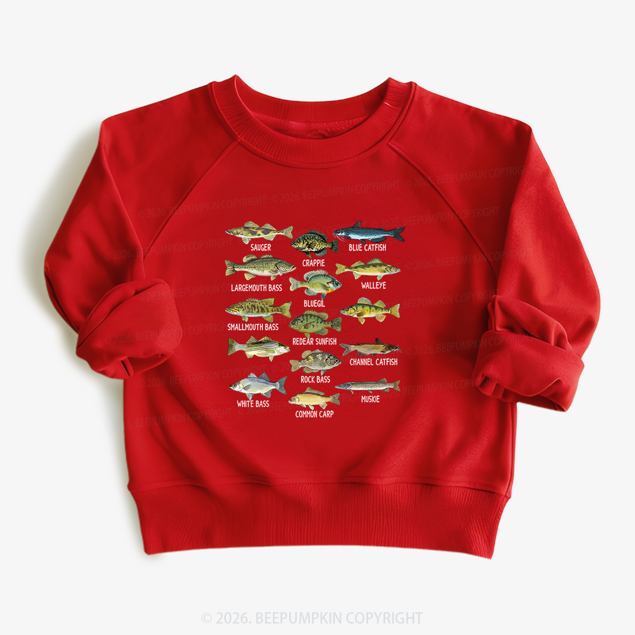 North American Fish Kid's Sweatshirt