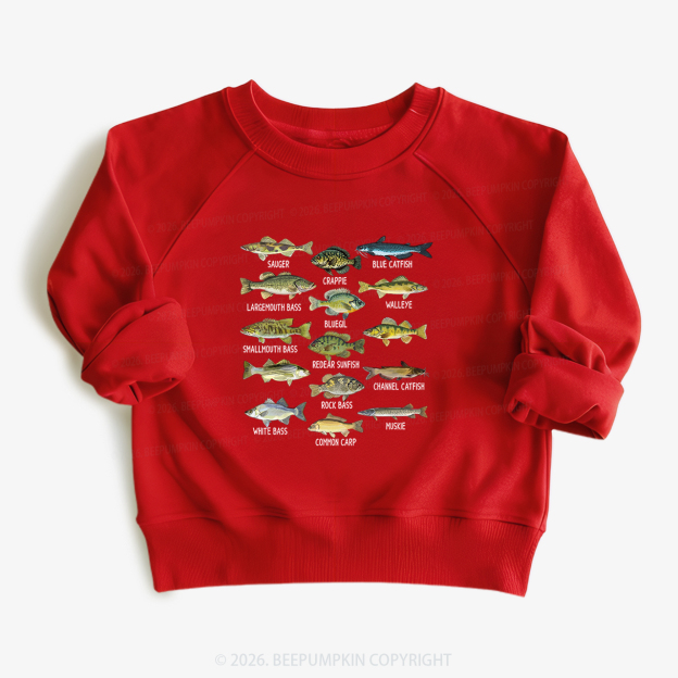 North American Fish Kid's Sweatshirt