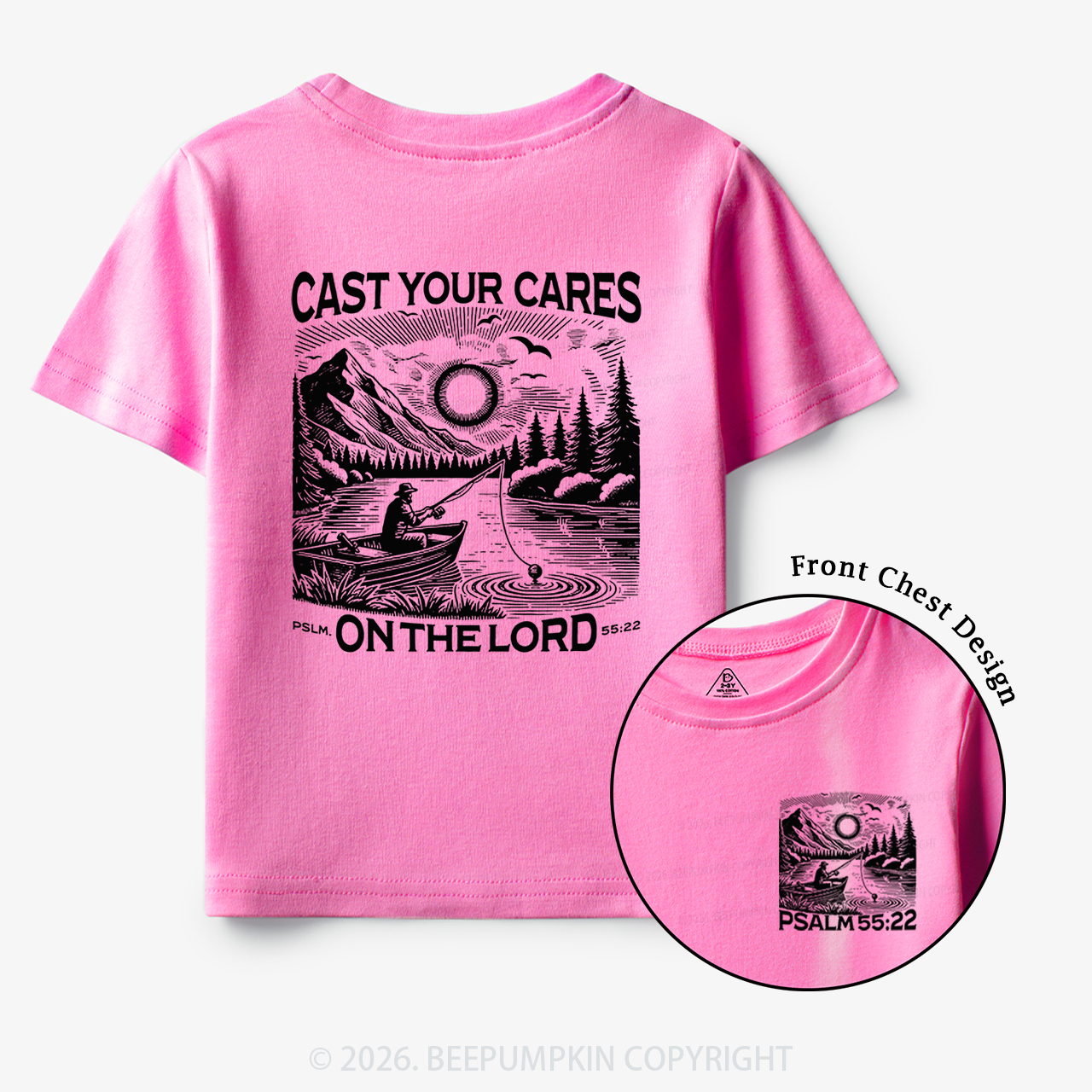 Cast Your Cares On The Lord Toddler&Kid's Tees