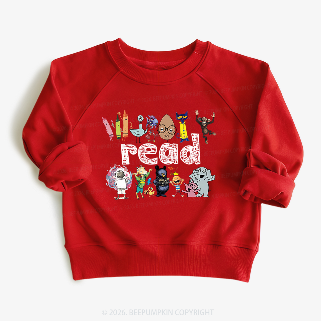 Read Books Funny Gift Kid's Sweatshirt