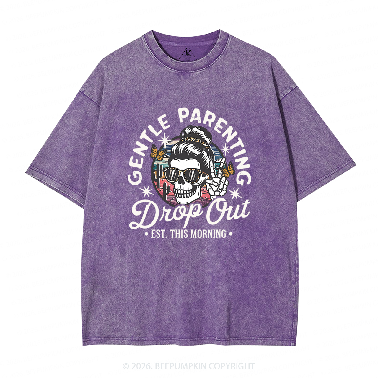 Gentle Parenting Drop Out Adult Washed T-Shirts