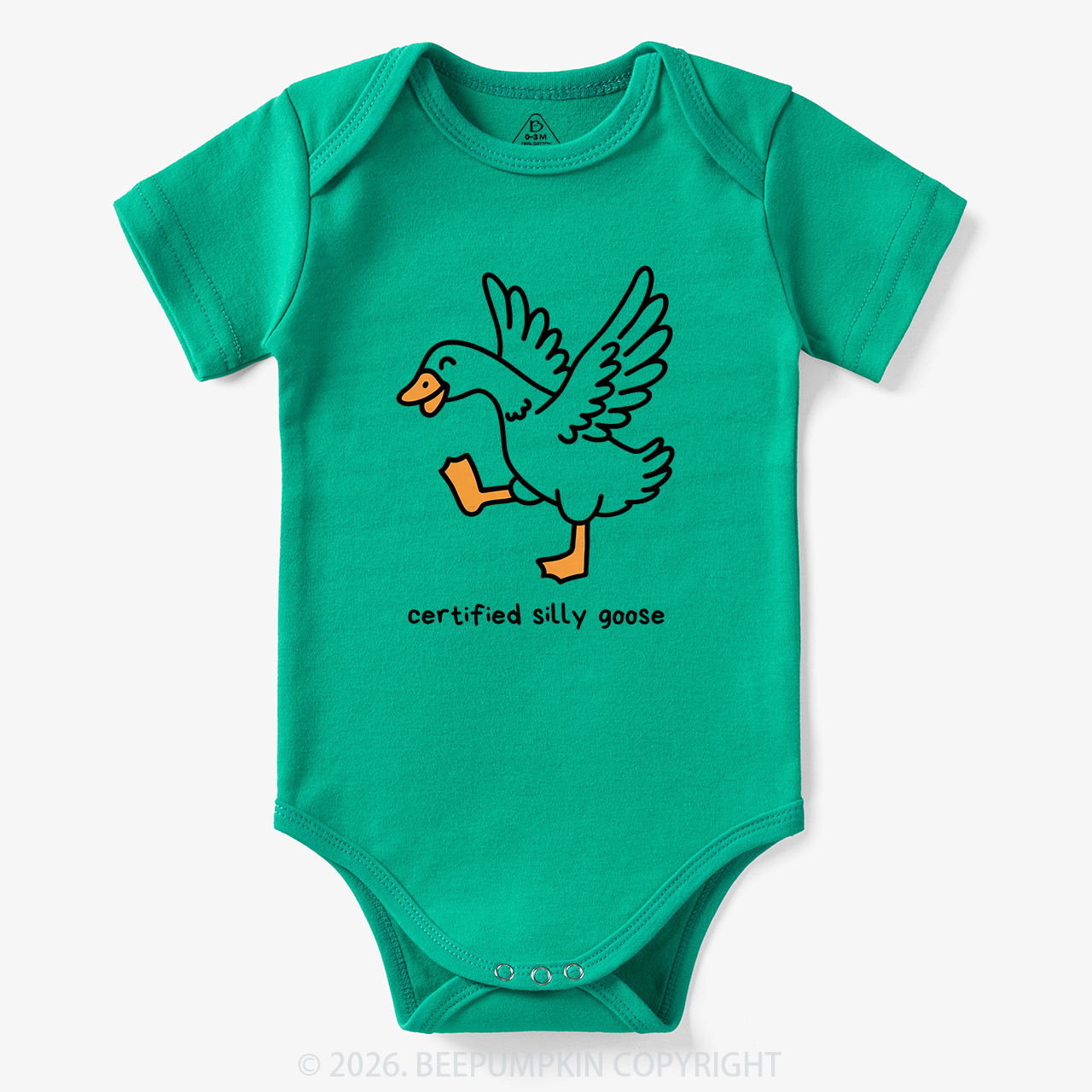Funny Certified Silly Goose Bodysuit