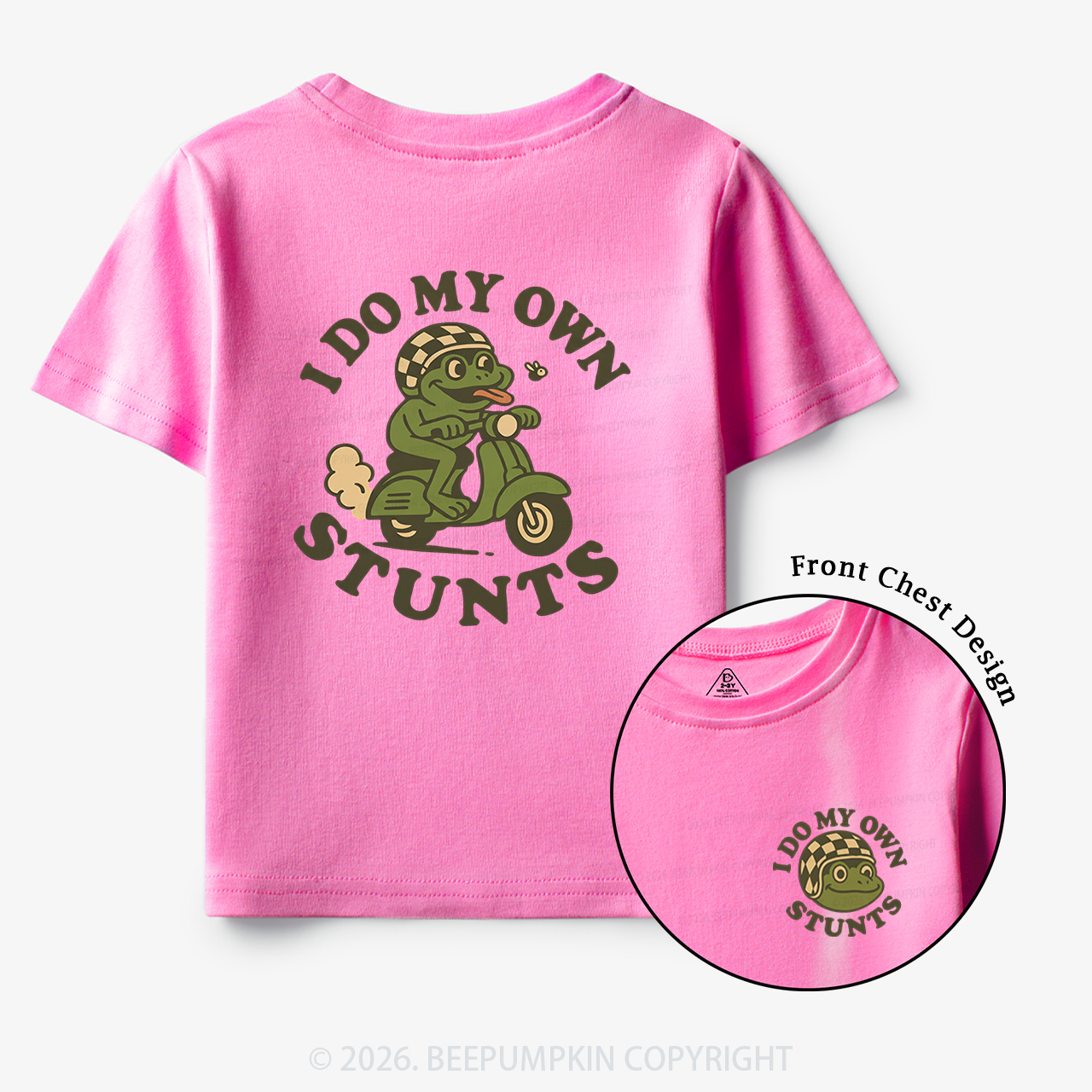 I Do My Own Stunts Frog Toddler&Kid's Tees