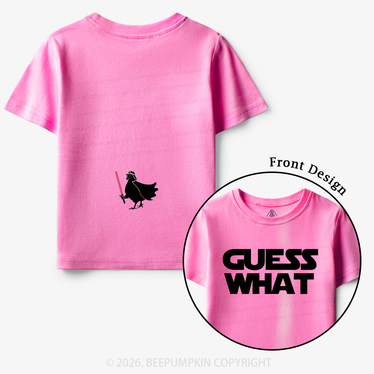 Galaxy Guess What Chicken Butt Toddler&Kid's Tees