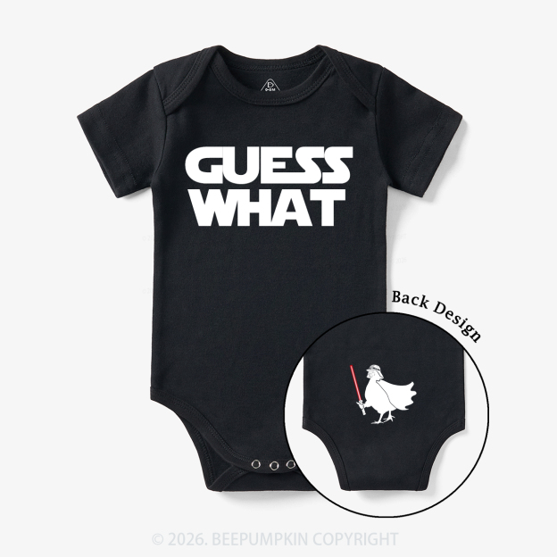 Galaxy Guess What Chicken Butt Bodysuit