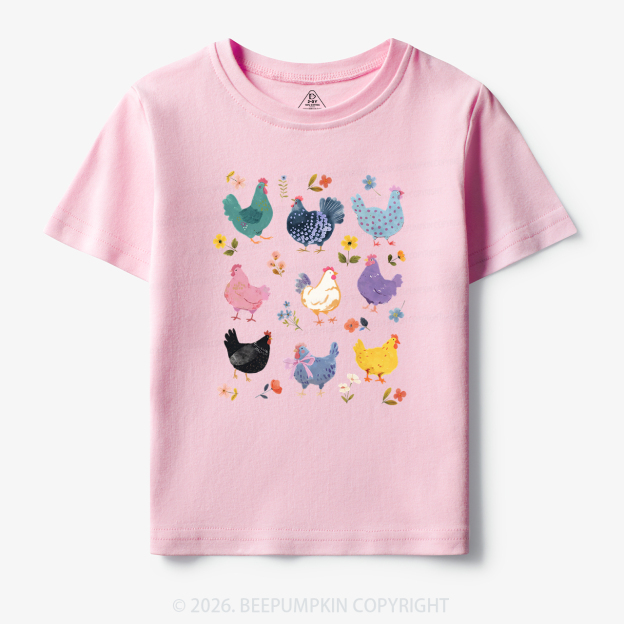 Funny Chicken Lovers Toddler&Kid's Tees