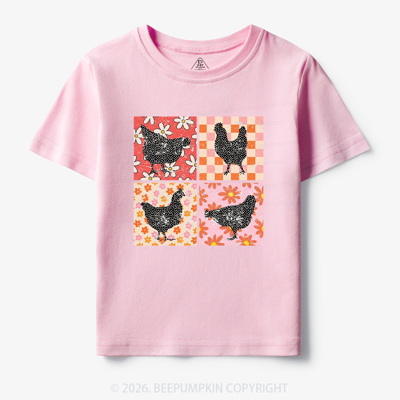 Chickens Farm Animals Toddler&Kid's Tees