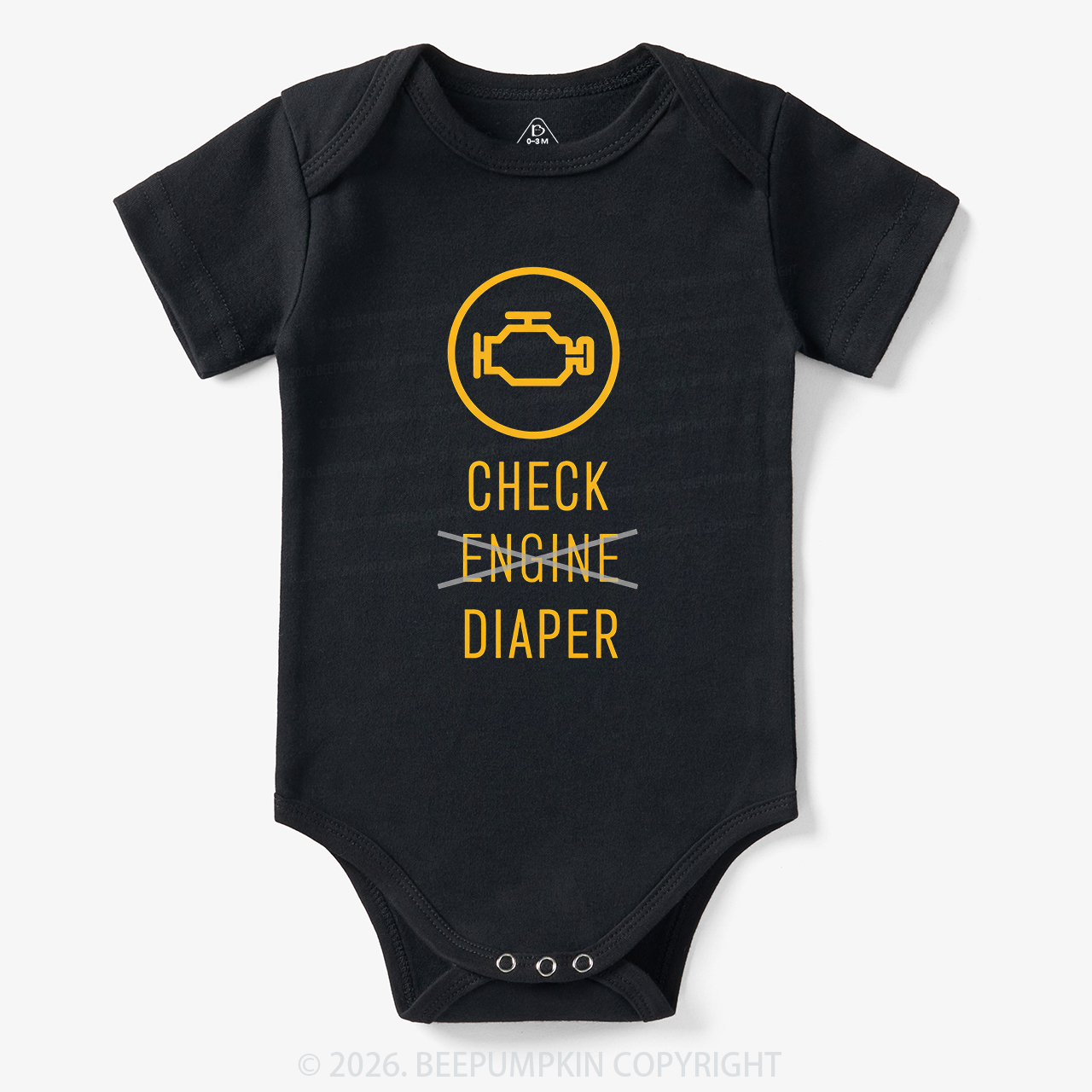 Check Engine Diaper Bodysuit