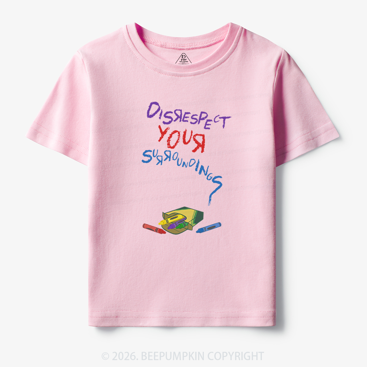 Punk Embrace Chaos Crayon Graffiti Toddler&Kid's Tees