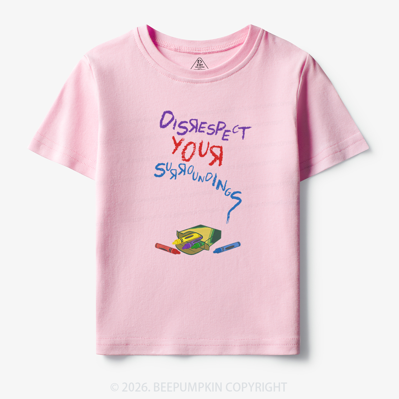 Punk Embrace Chaos Crayon Graffiti Toddler&Kid's Tees