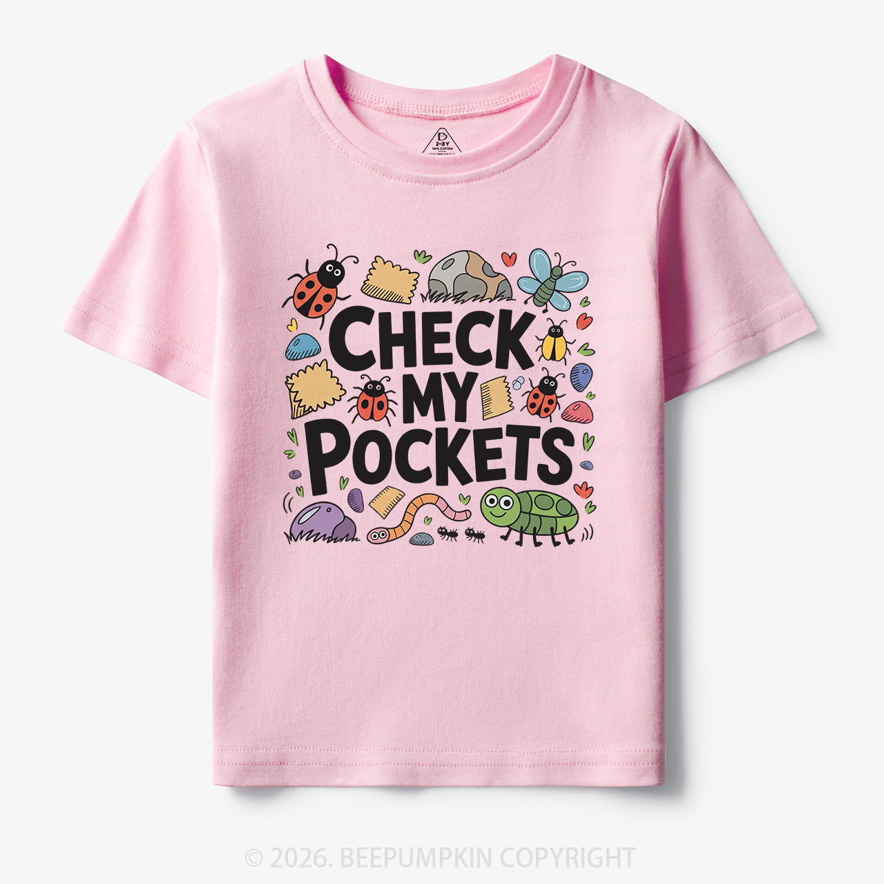 Check My Pockets Bug Lover Toddler&Kid's Tees