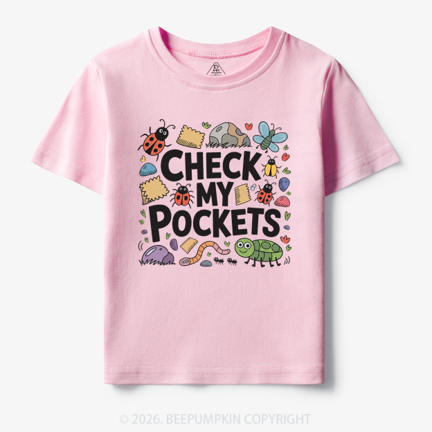 Check My Pockets Bug Lover Toddler&Kid's Tees
