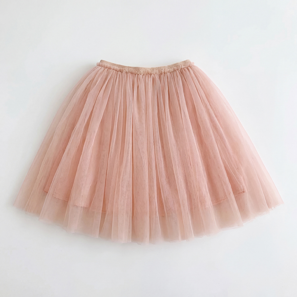 6 Colors Summer Mesh Girl Short Skirt For Toddler Kids 