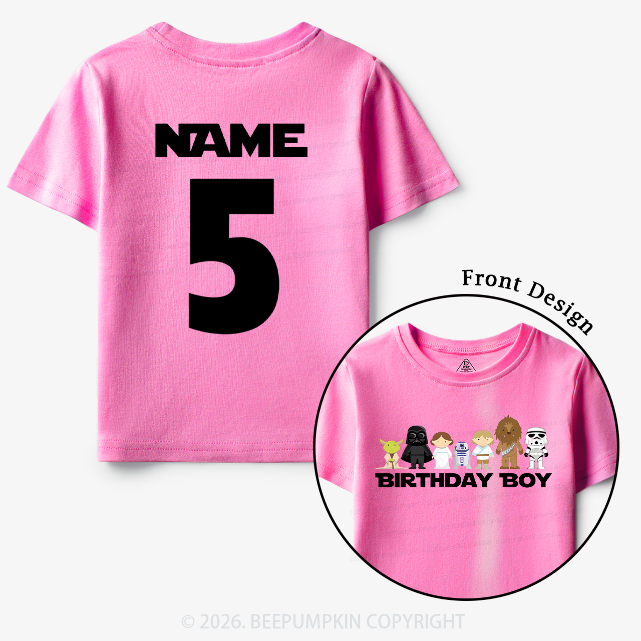 Space Hero Birthday Galaxy Party Toddler&Kid's Tees