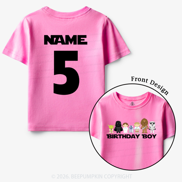 Space Hero Birthday Galaxy Party Toddler&Kid's Tees