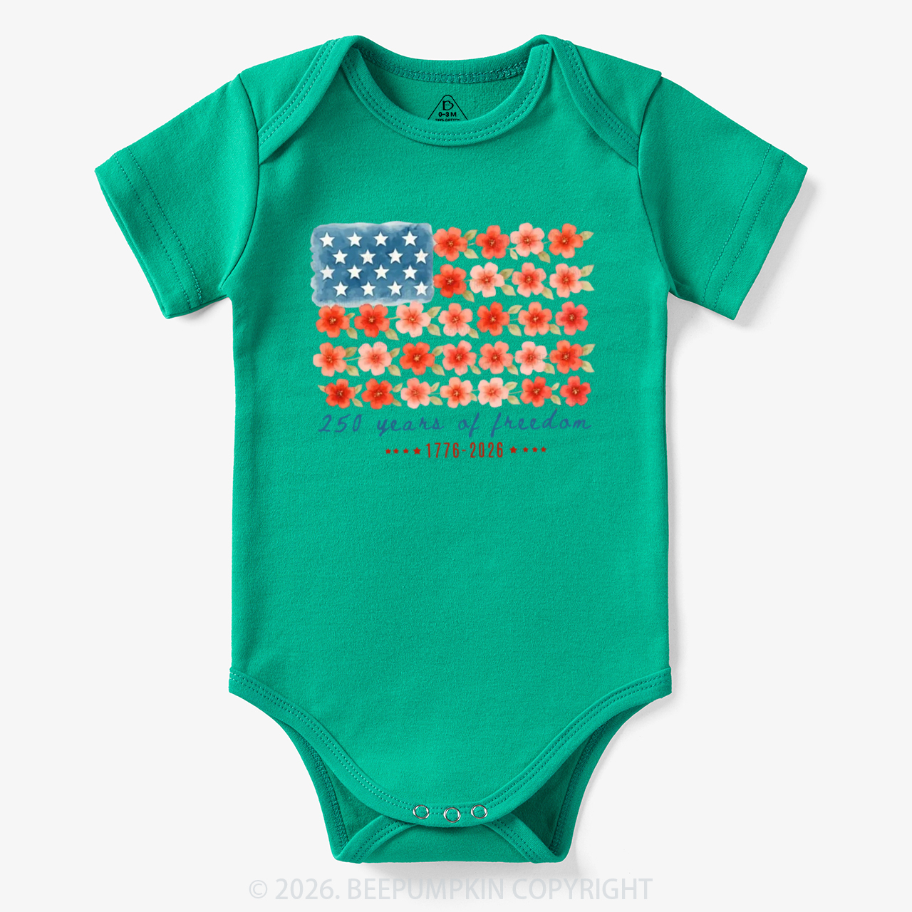 America 250th Anniversary 1776–2026 Bodysuit