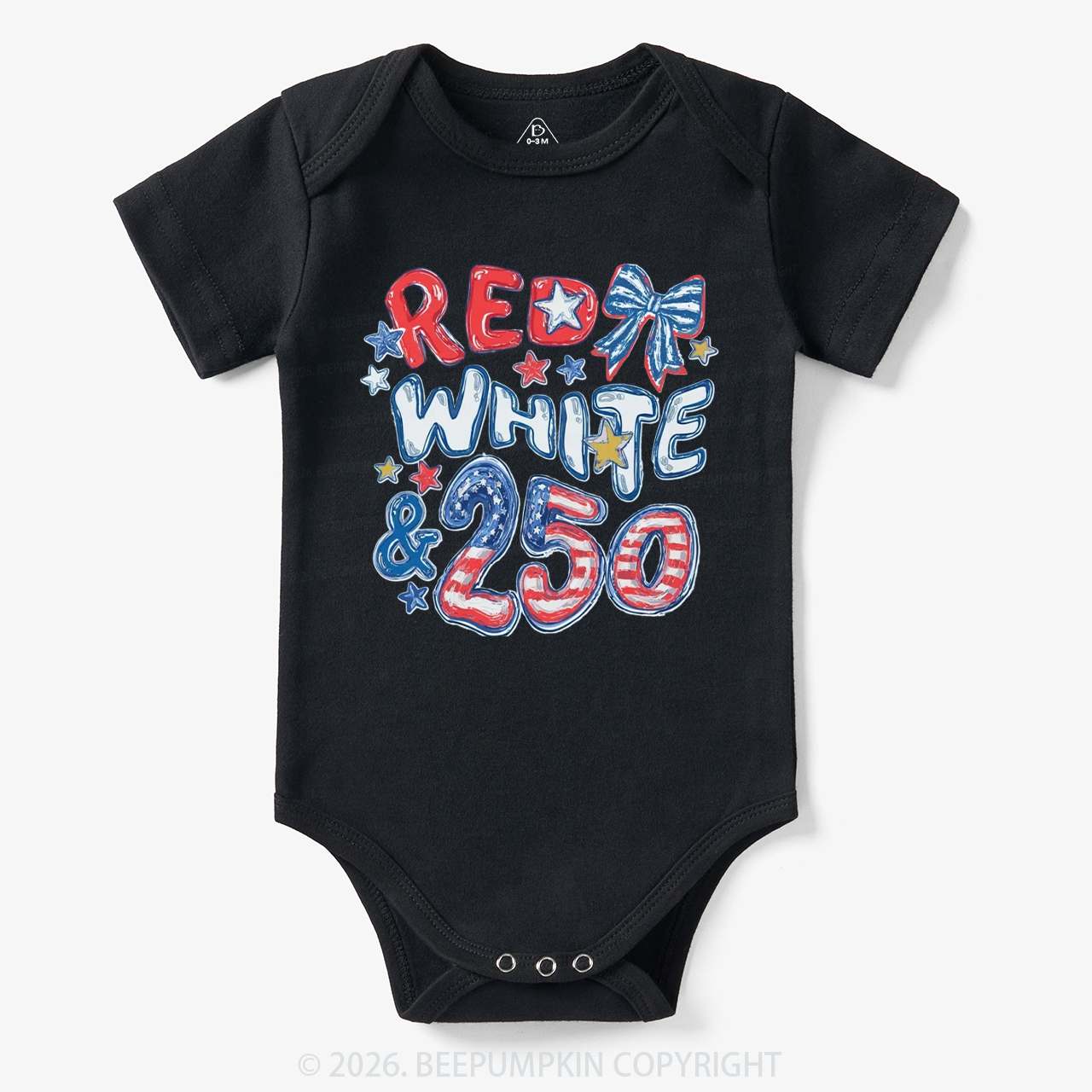 Red White & 250 Anniversary Bodysuit