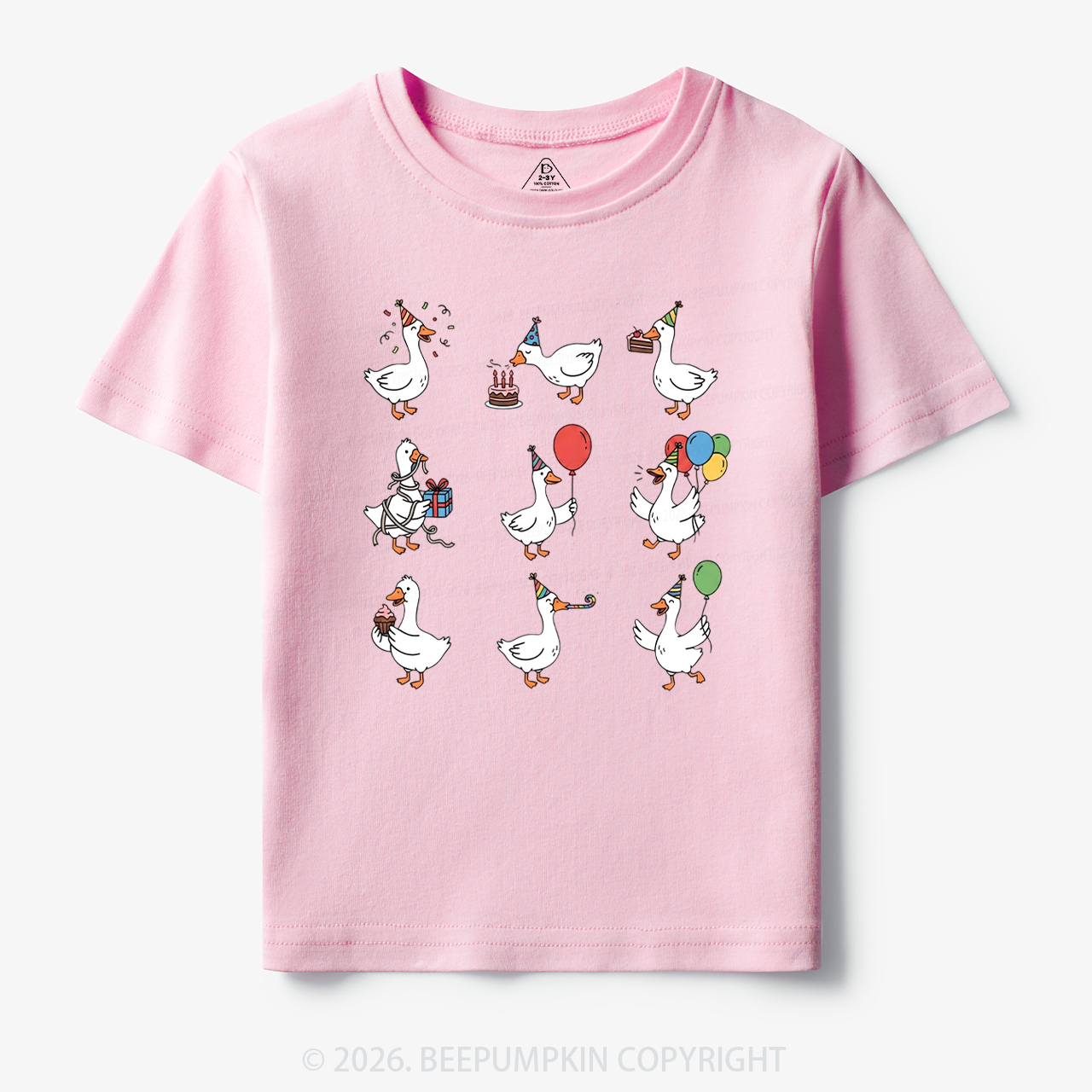 Silly Goose Birthday Toddler&Kid's Tees