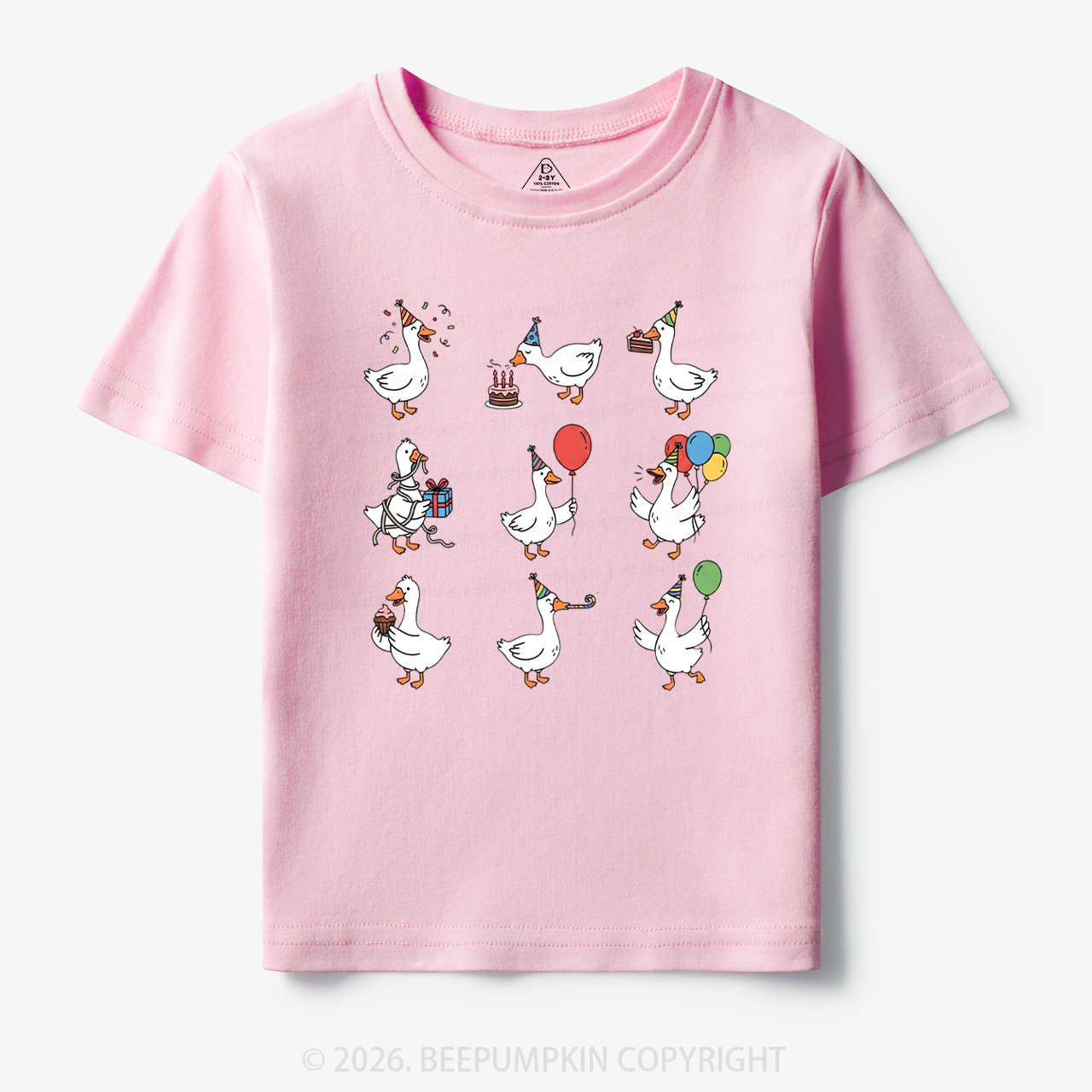 Silly Goose Birthday Toddler&Kid's Tees