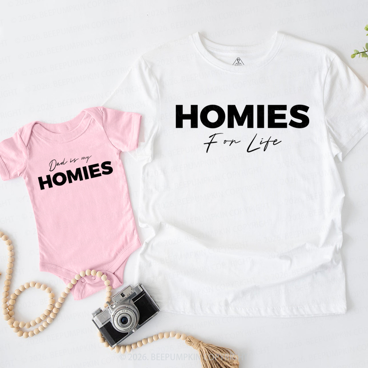 Homies for Life Dad&Me Matching Shirts