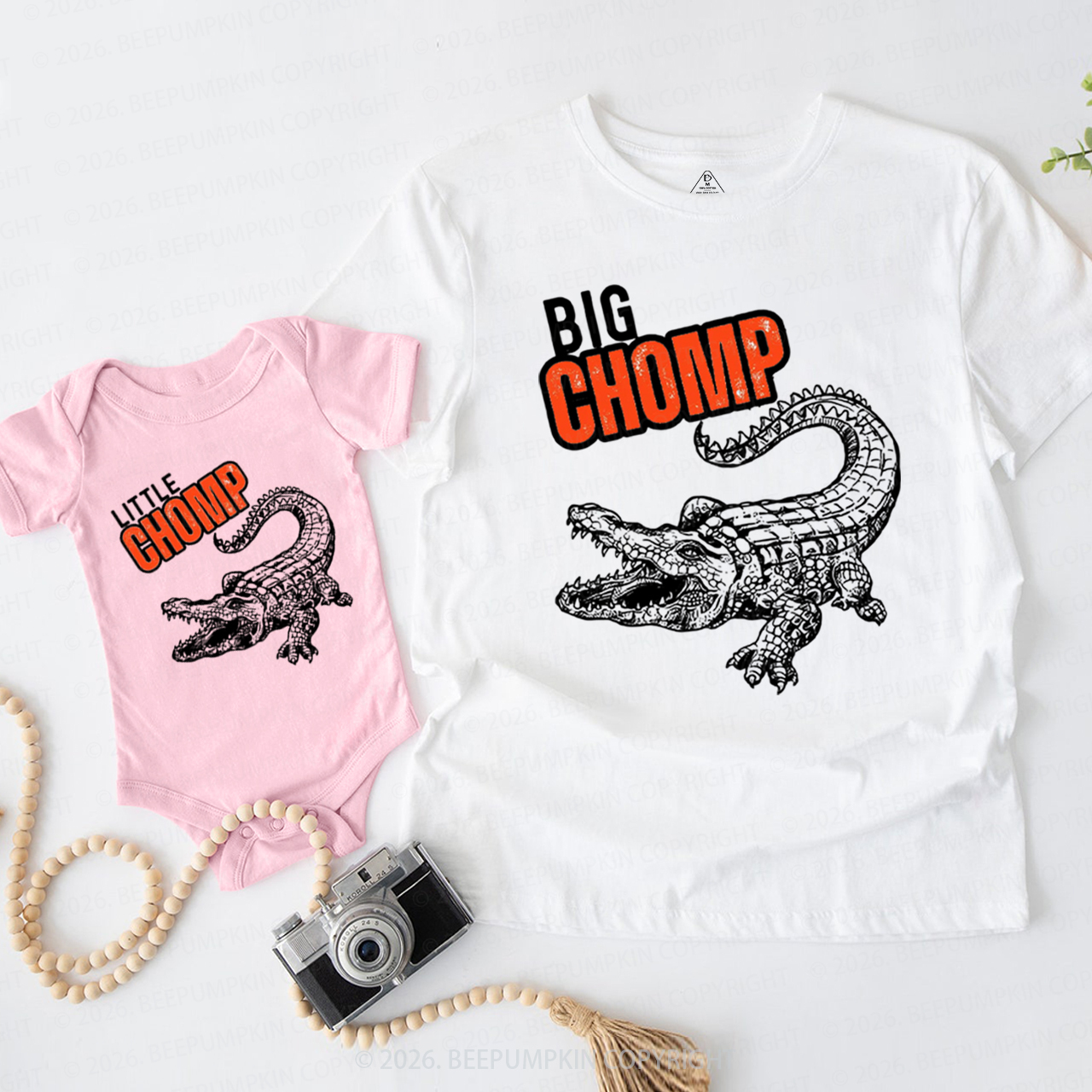 Chomp Fathers Day Dad&Me Matching Shirts