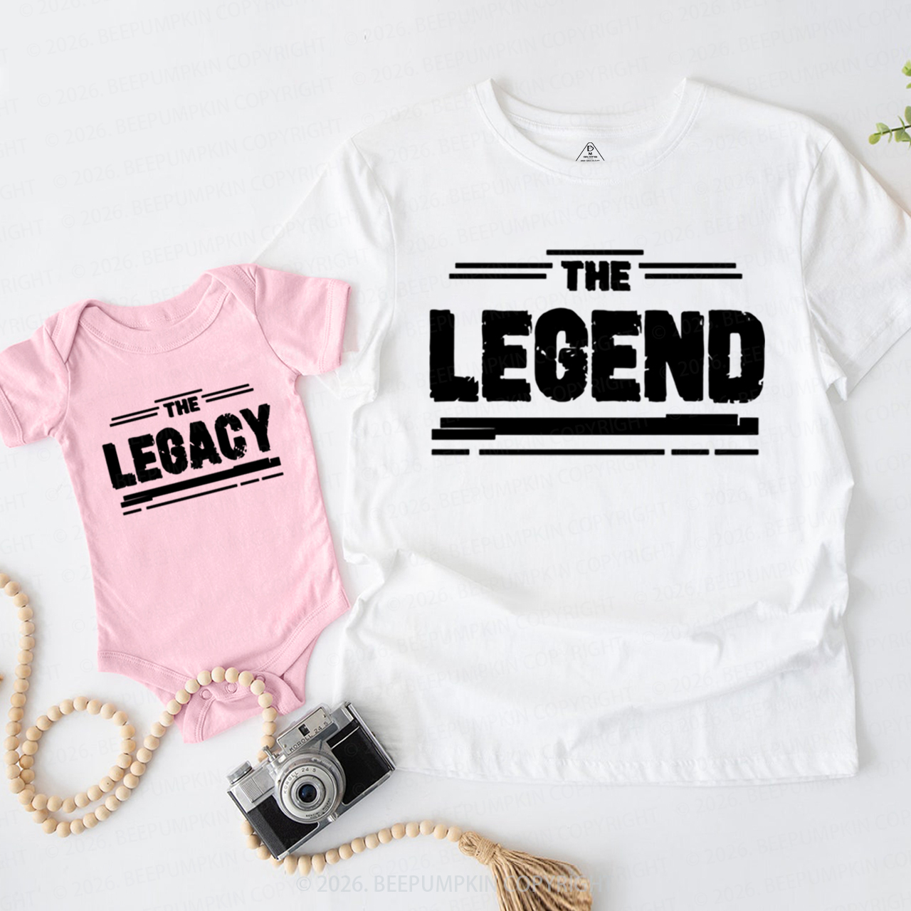 The Legend & Legacy Father’s Day Dad&Me Matching Shirts