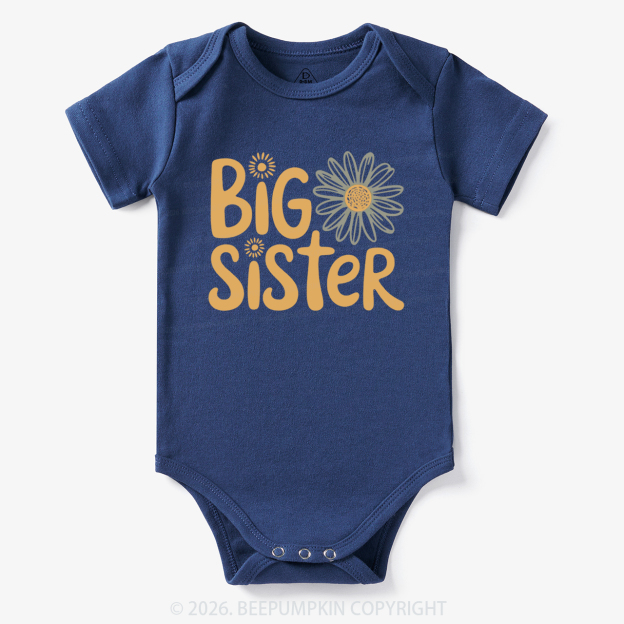 Big Sister Daisy Boho Flower Bodysuit