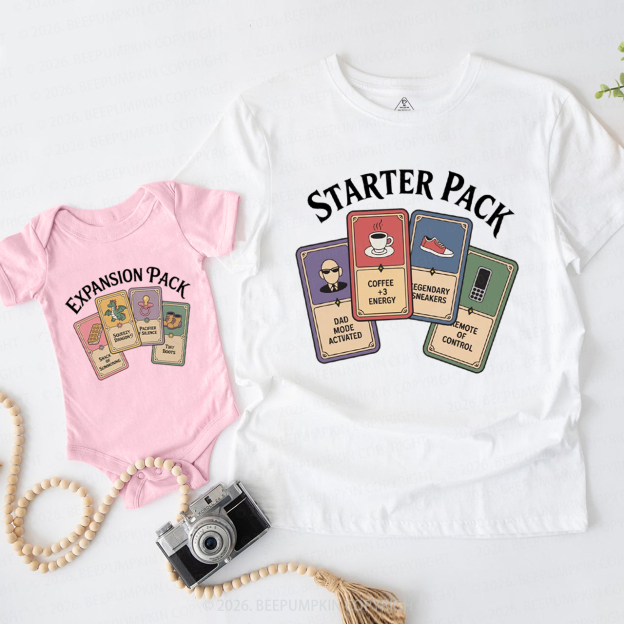 Starter Pack & Expansion Pack Dad&Me Matching Shirts