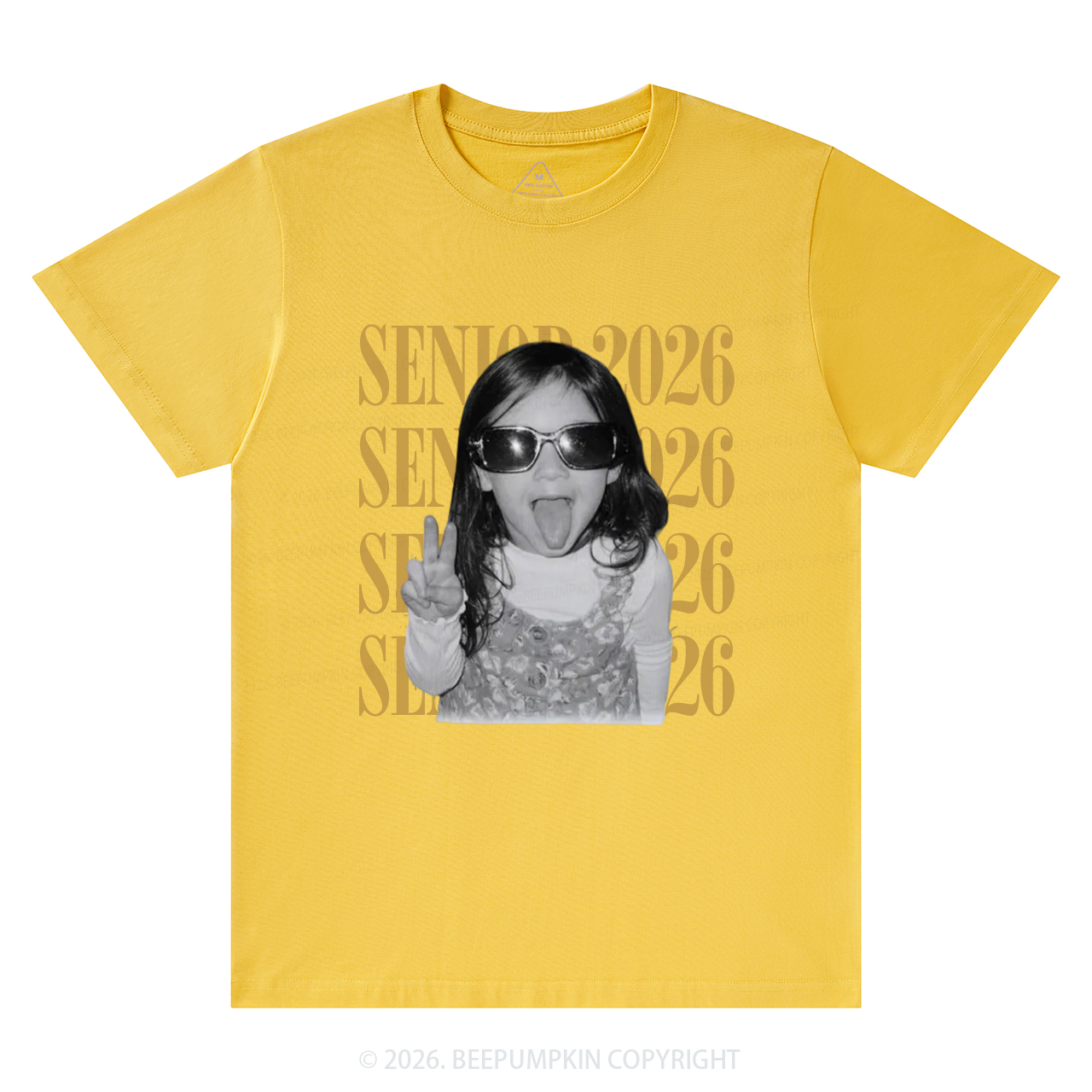 Personalized Vintage Photo And Year Senior T-Shirts