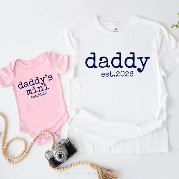 Retro Daddy and Mini Dad&Me Matching Shirts