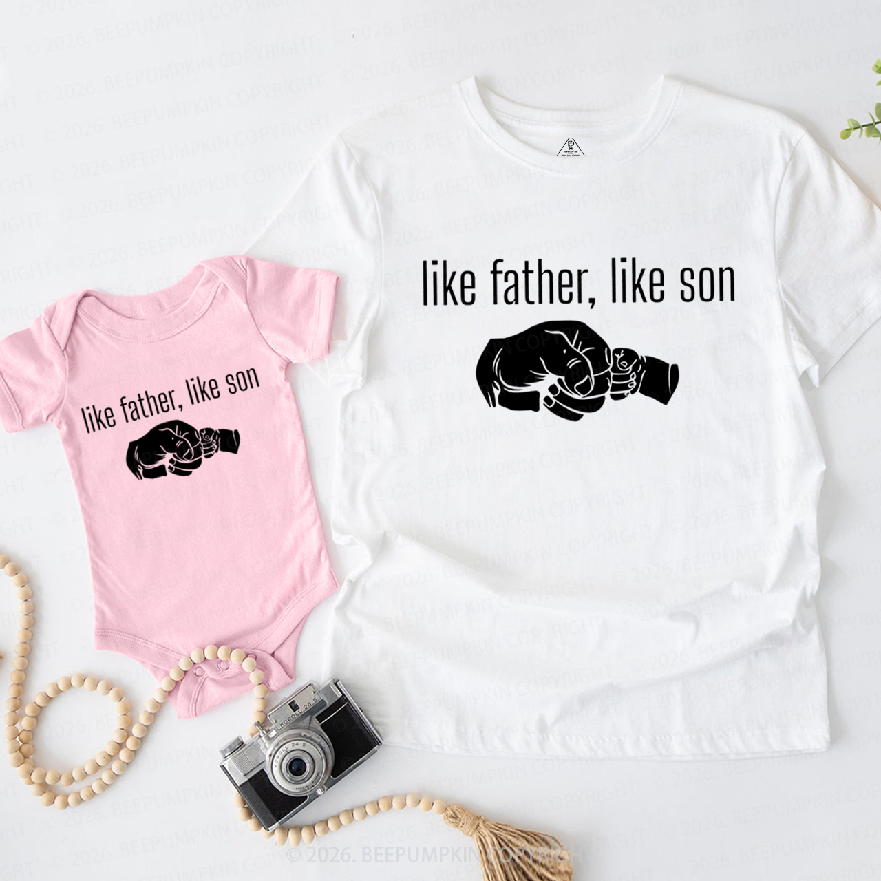 Like Father Like Son Father's Day Dad&Me Matching Shirts