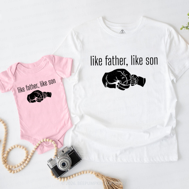 Like Father Like Son Father's Day Dad&Me Matching Shirts