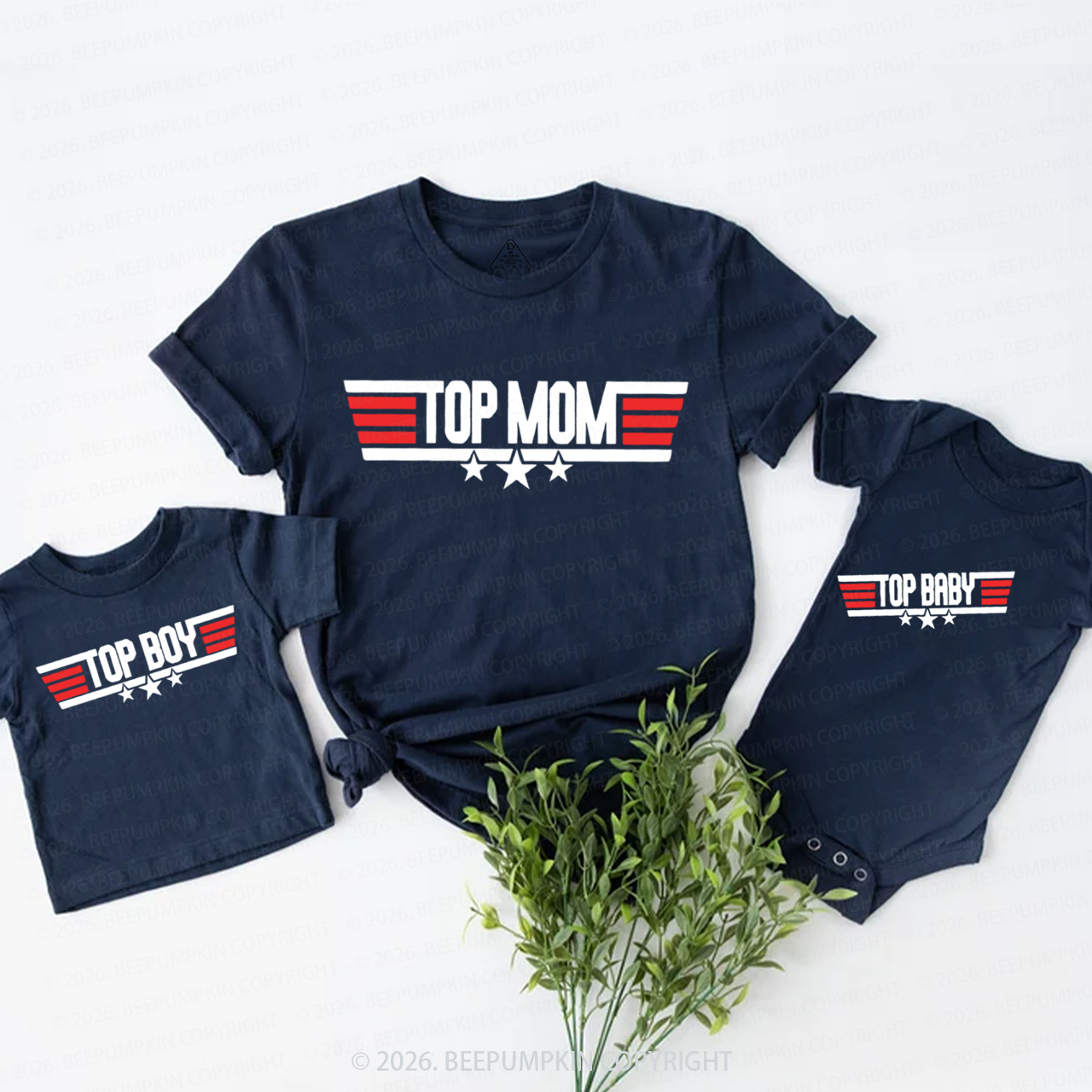 Personalized Top Family Family Matching T-Shirts