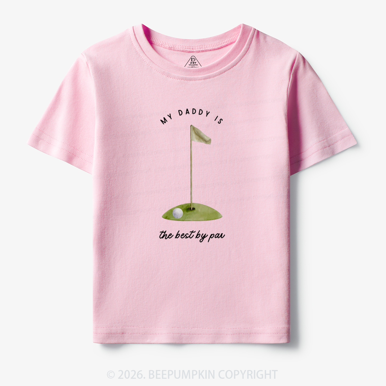 My Daddy Is the Best By Par Toddler&Kid's Tees