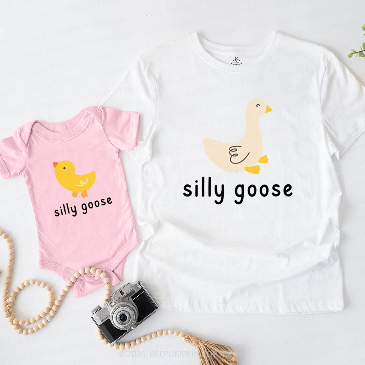 Silly Goose First Fathers Day Dad&Me Matching Shirts