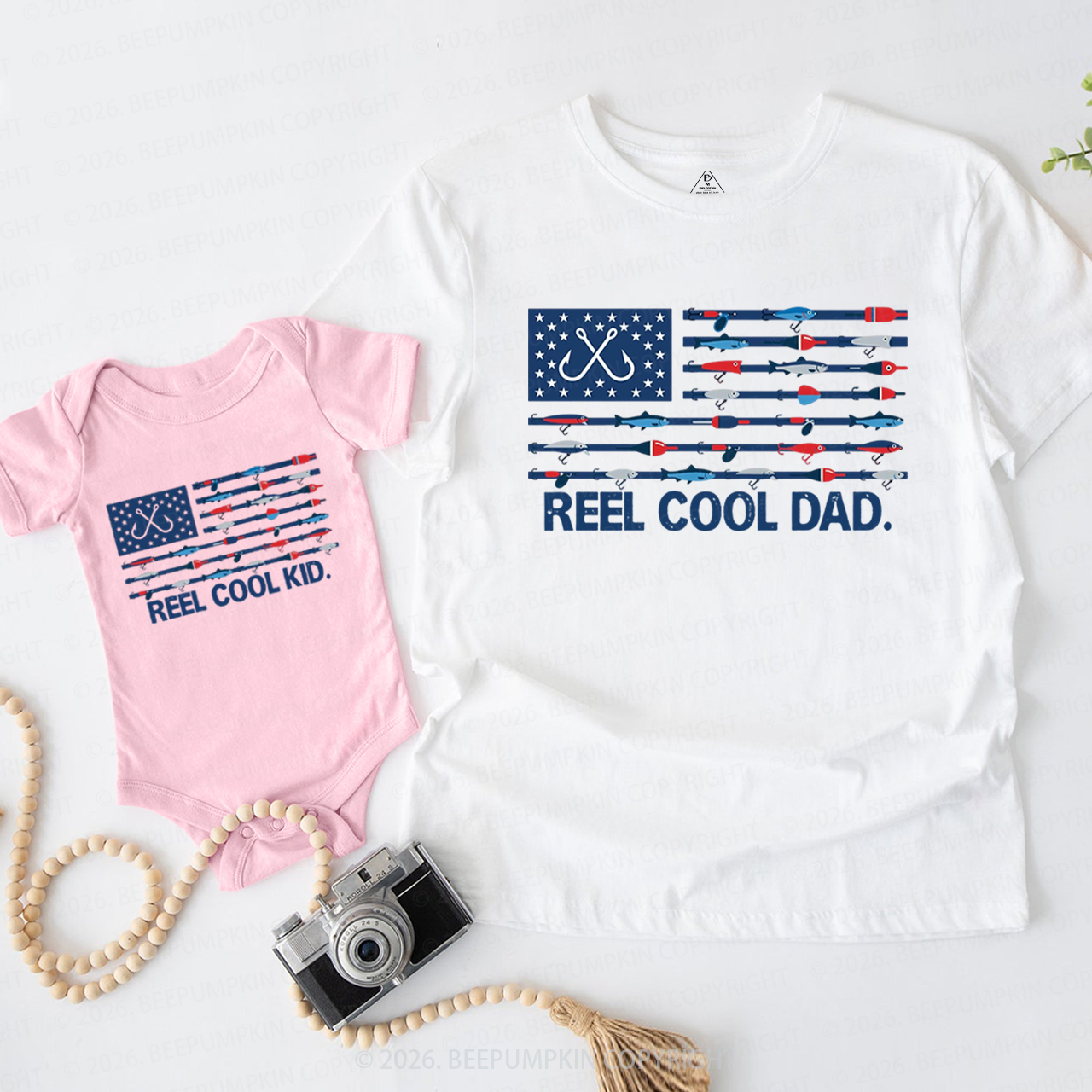 Reel Cool Fishing Dad&Me Matching Shirts